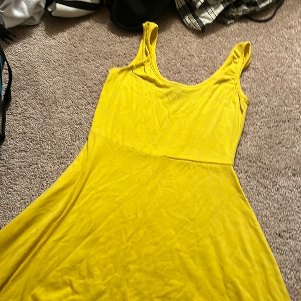 yellow summer dress